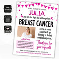 professional custom breast cancer fundraiser idea